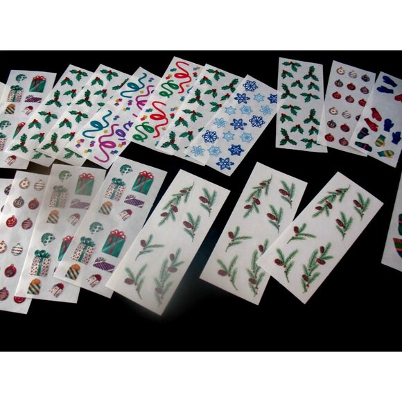 Creative Memories Stickers, Christmas,Confetti, Sledding, Winter Birthday, - Picture 8 of 11